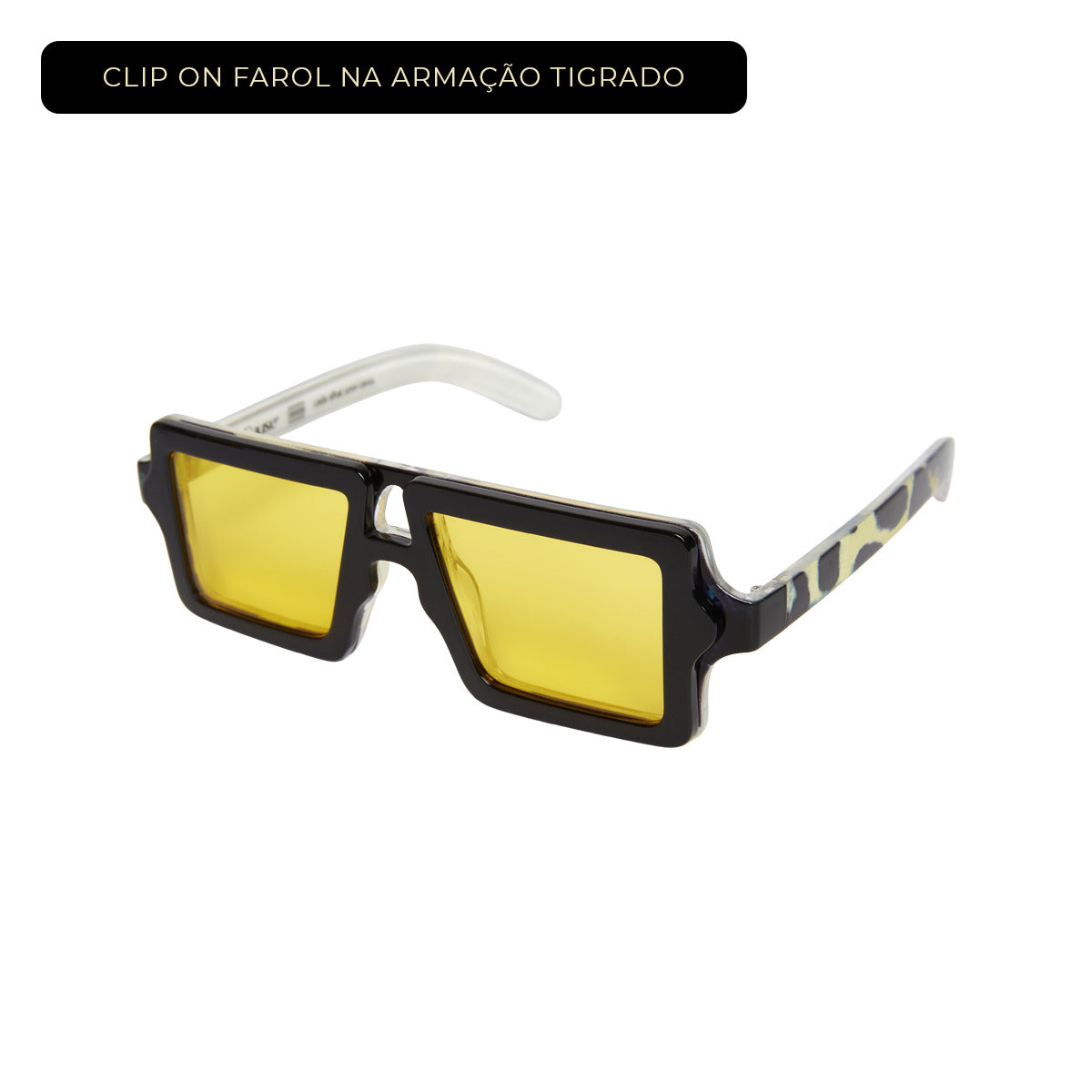 Clip On Magnético Caramelo