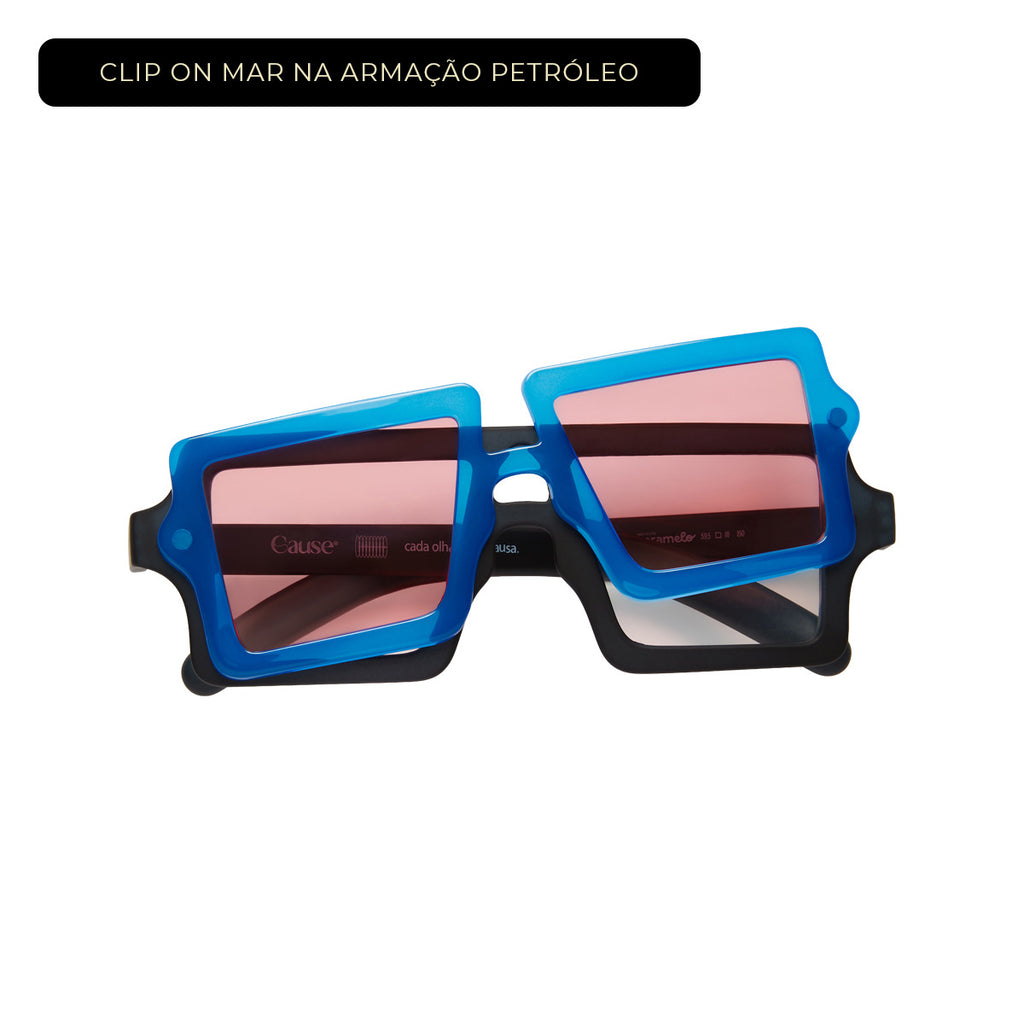 Clip On Magnético Caramelo