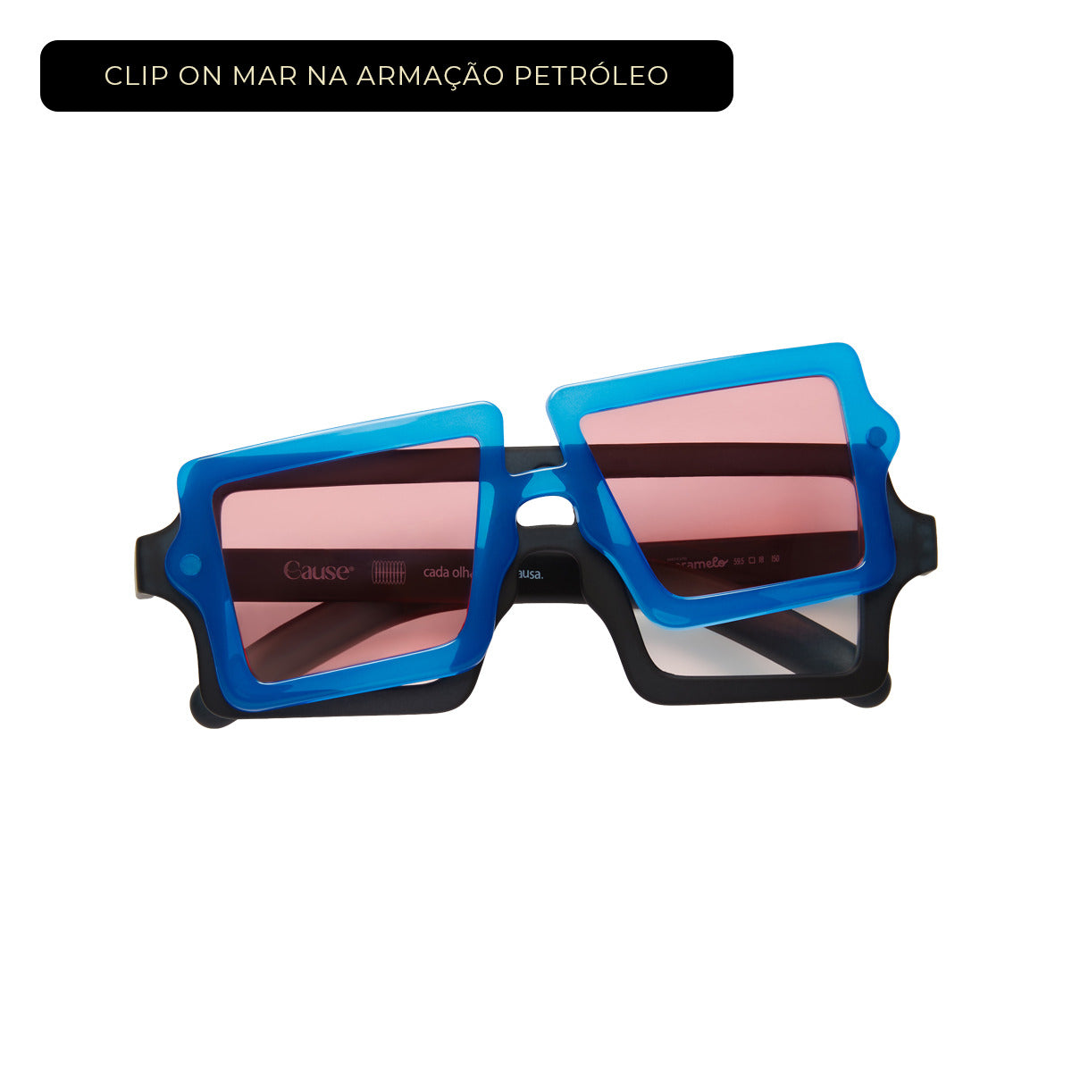 Clip On Magnético Caramelo