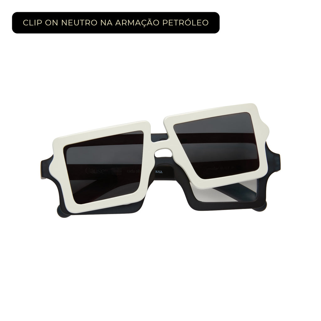 Clip On Magnético Caramelo