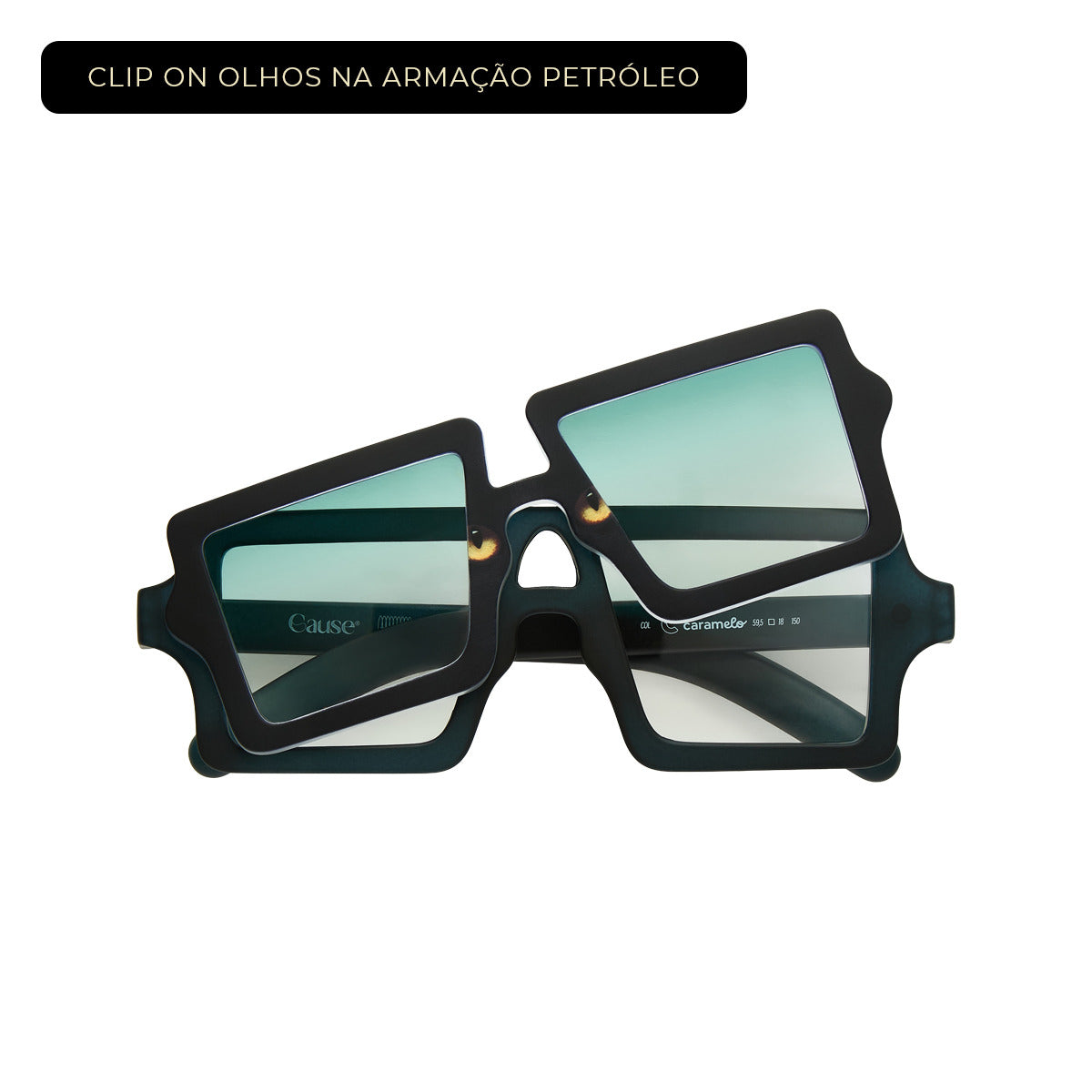Clip On Magnético Caramelo
