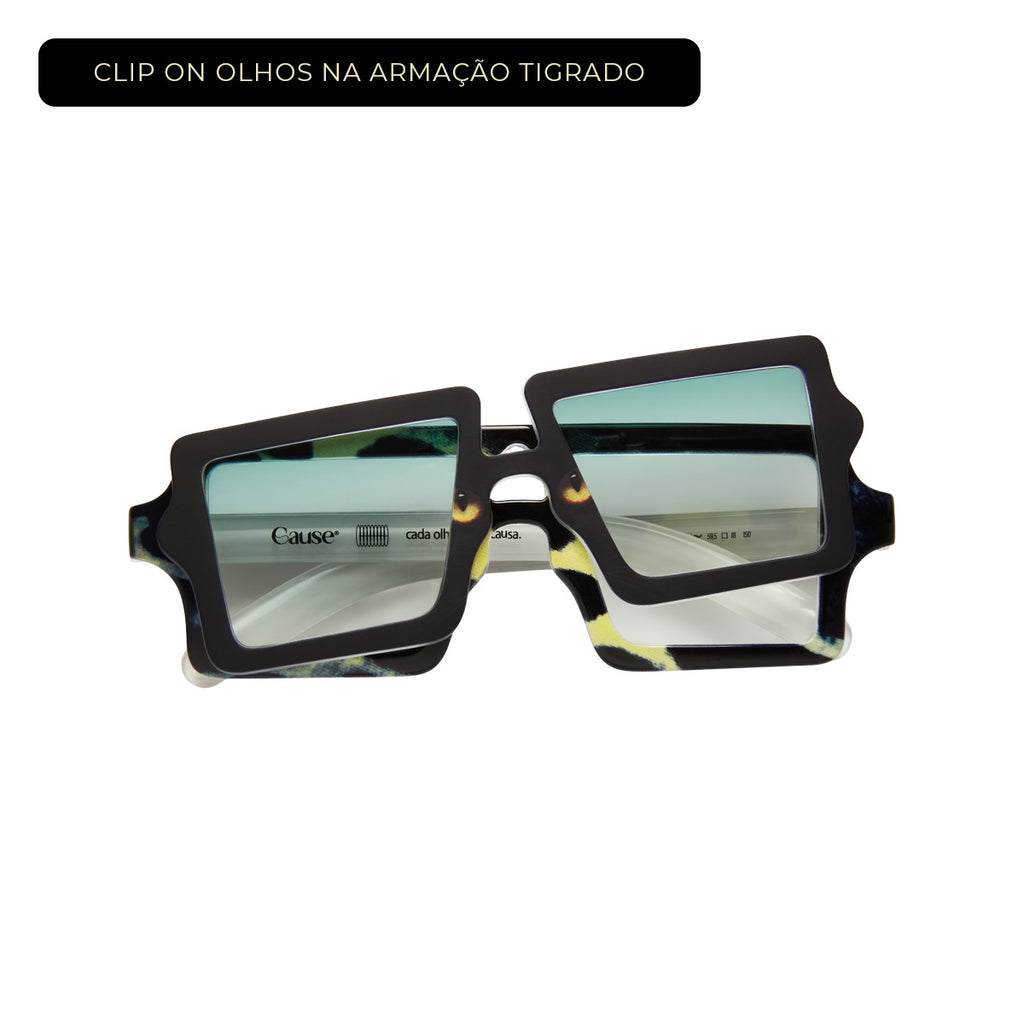 Clip On Magnético Caramelo
