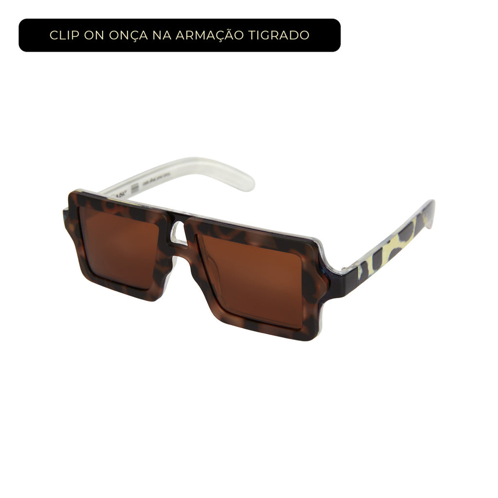 Clip On Magnético Caramelo