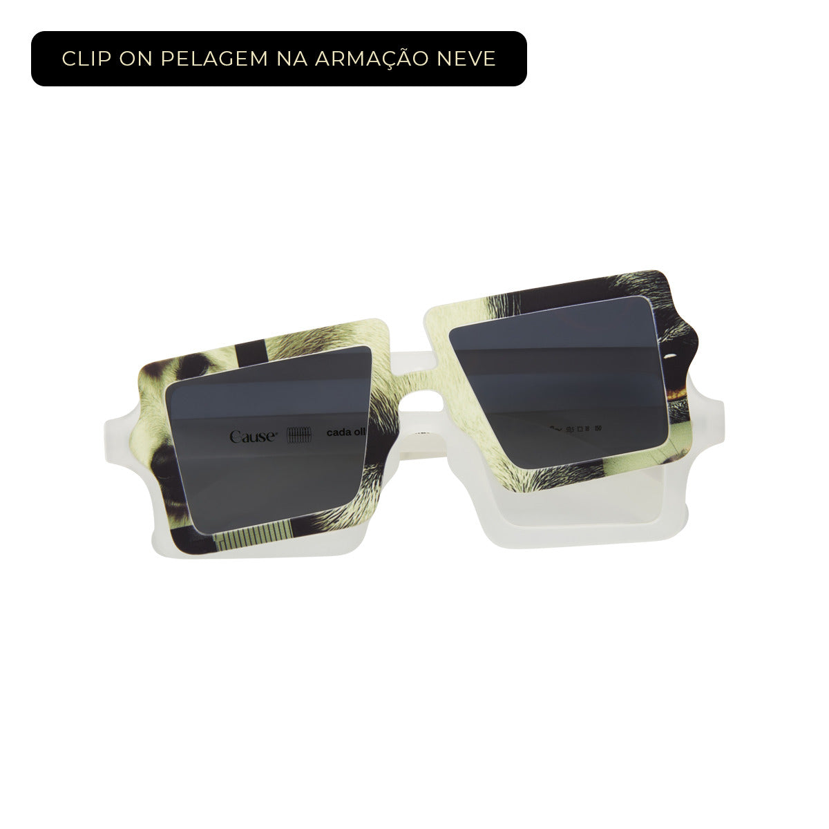 Clip On Magnético Caramelo