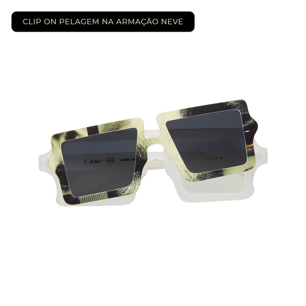 Clip On Magnético Caramelo