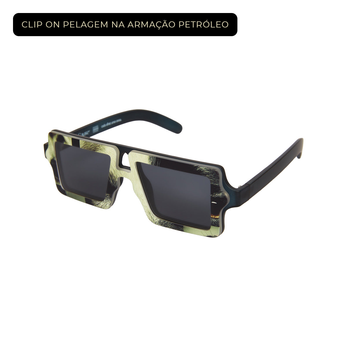 Clip On Magnético Caramelo