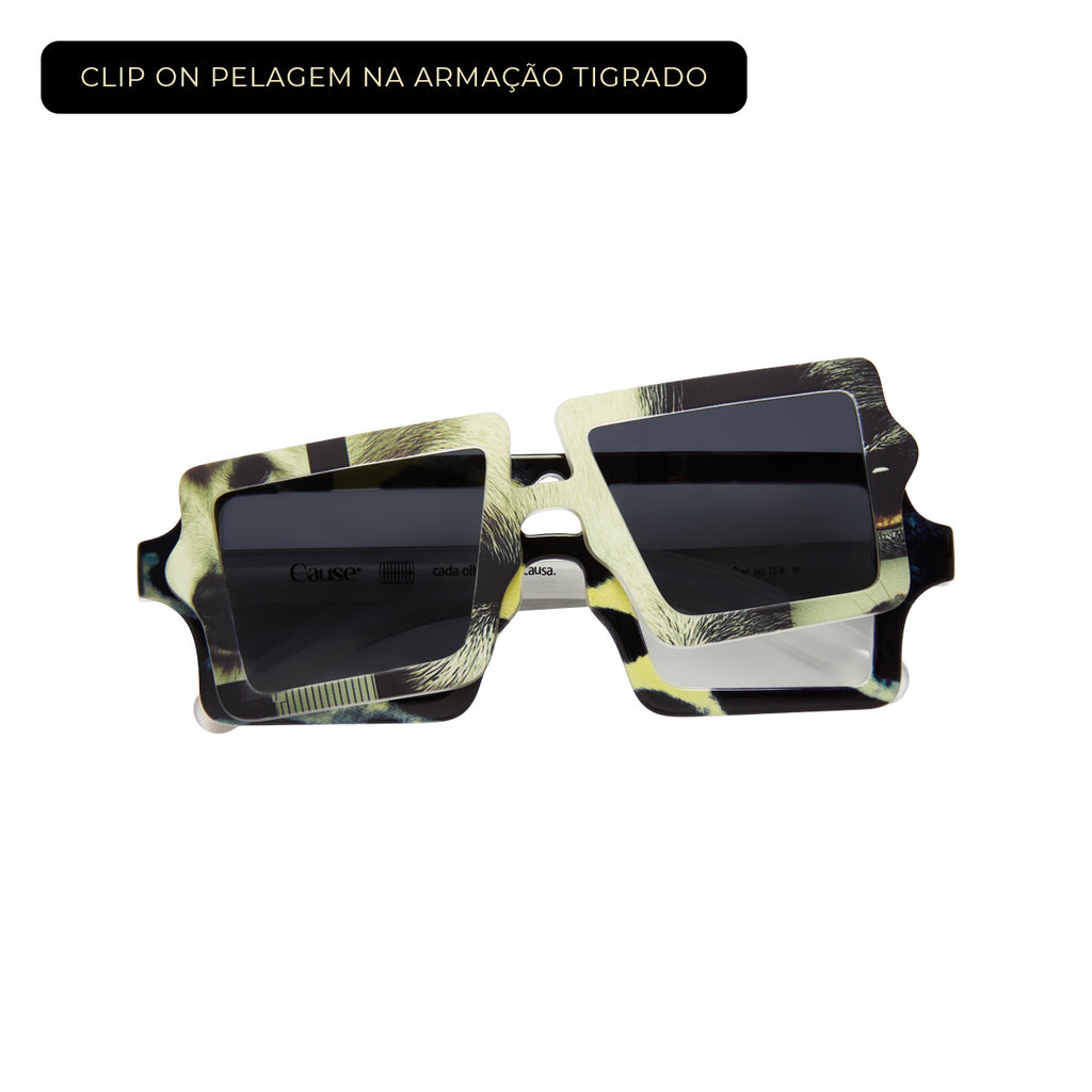 Clip On Magnético Caramelo