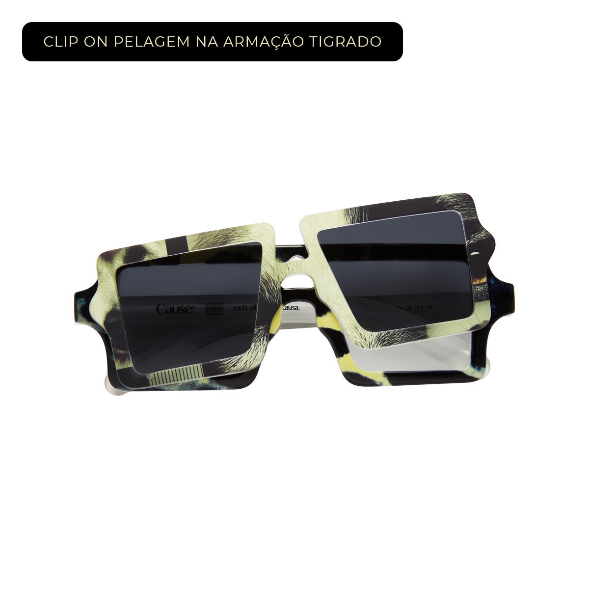Clip On Magnético Caramelo