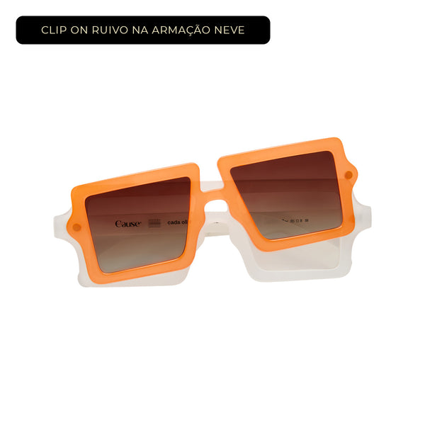 Clip On Magnético Caramelo