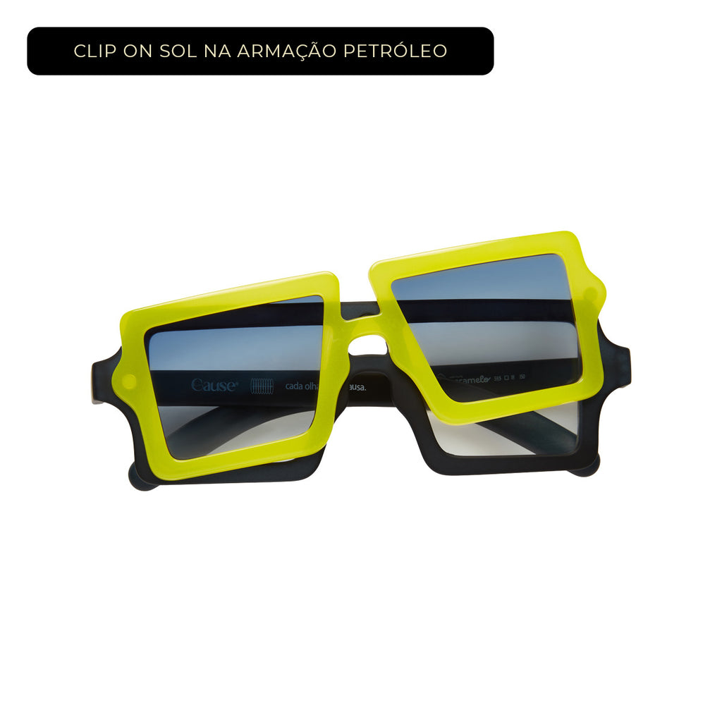 Clip On Magnético Caramelo