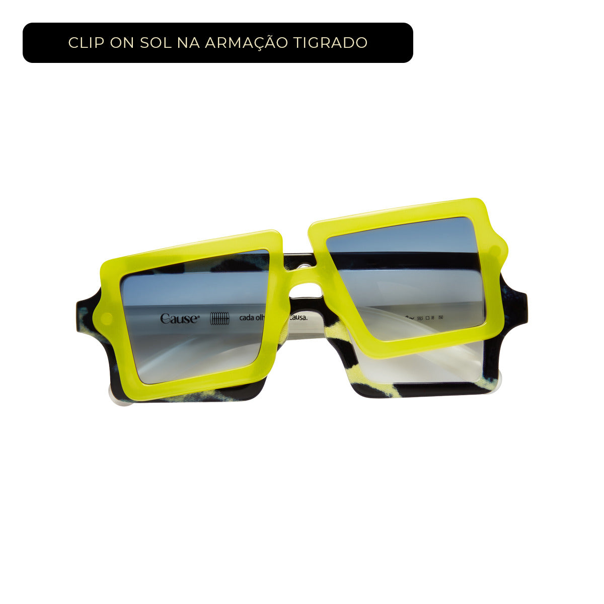 Clip On Magnético Caramelo
